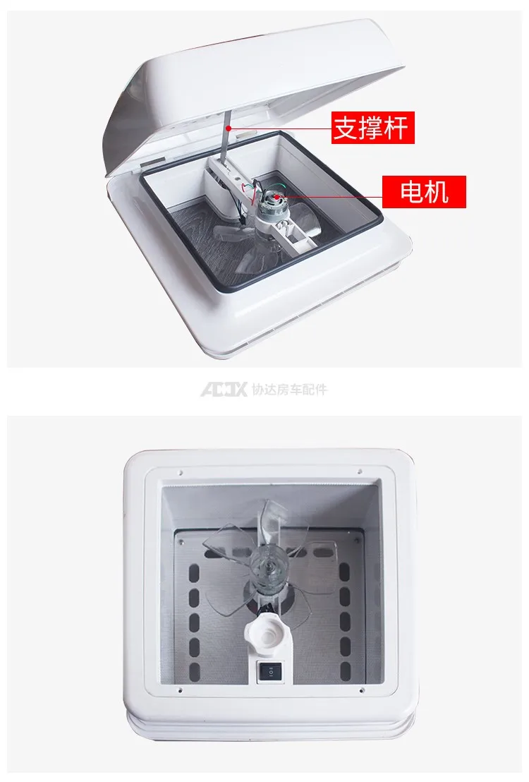 عالية الجودة سقف الهواء التهوية مروحة العادم قافلة RV الملحقات للتبريد للمنازل المتنقلة والحمامات