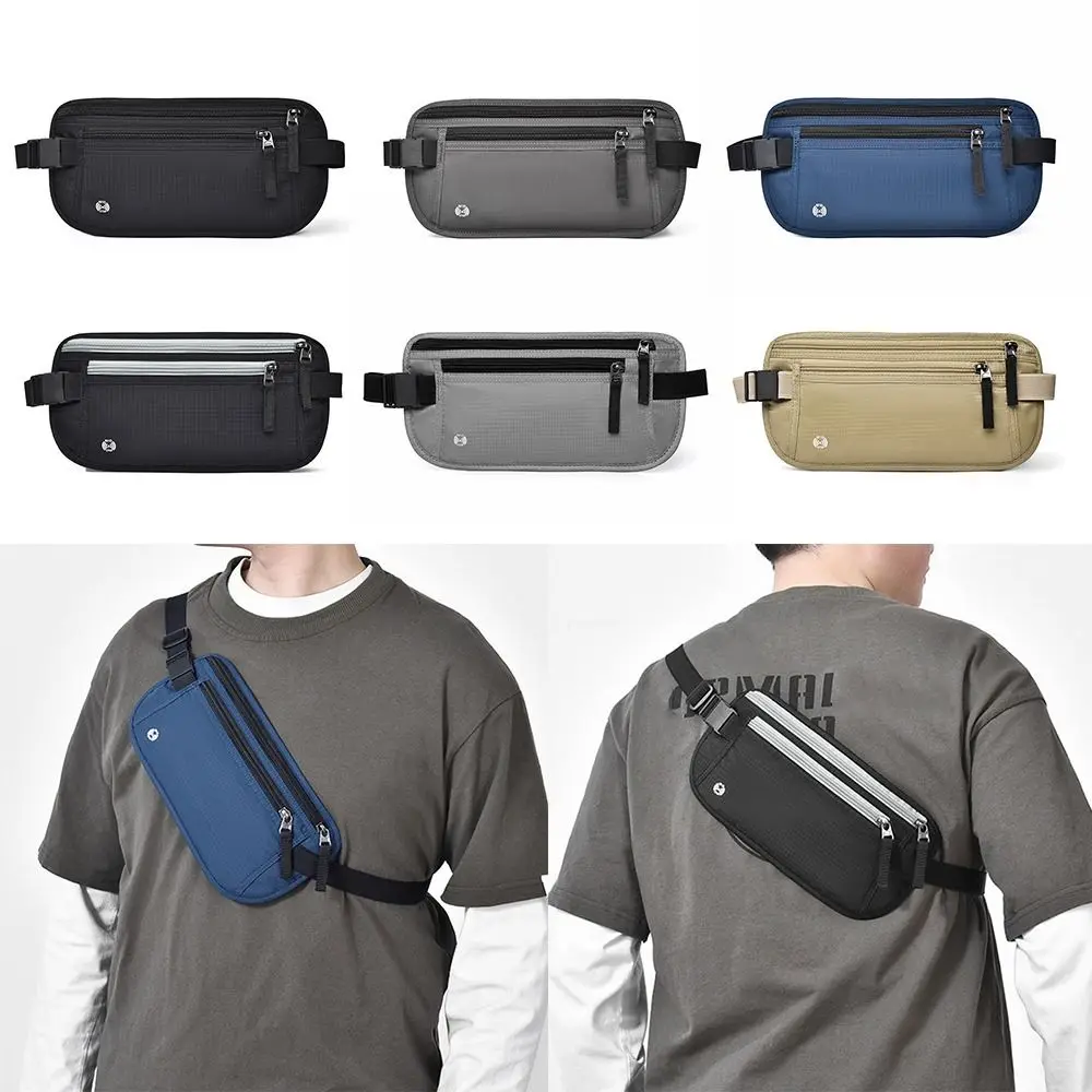 حقيبة جواز سفر ضد السرقة ، حقيبة هاتف ، حقيبة تخزين للسفر ، حقيبة خصر متعددة الألوان ، محفظة ركض ، أمان