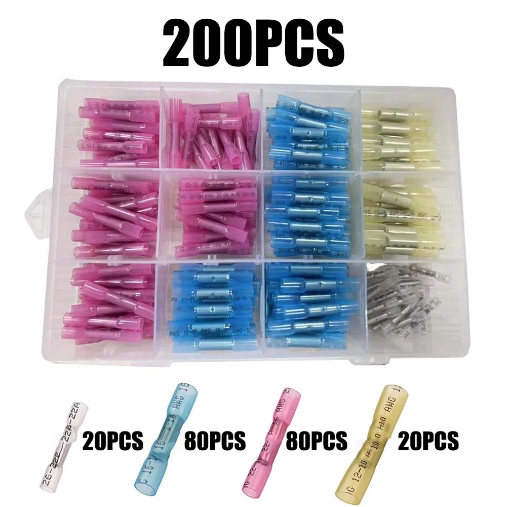 

200PCS Shrink Intermediate Joint Waterproof Pipe Cold Pressed Terminal For Electrical Equipment Tool Accessory