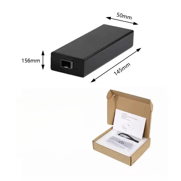 For USB4 10G SFP+ Ethernet Adapter, 10Gbps Network Card for Laptop Desktop