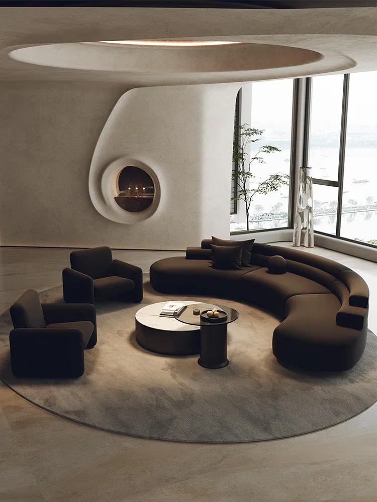 Special-shaped sofa office business rest area reception and negotiation