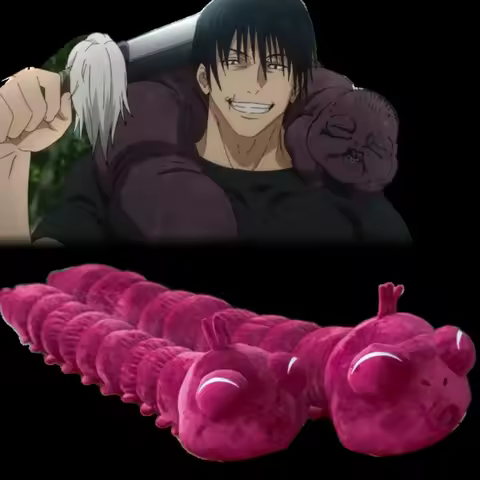 Jujutsu Kaisen Cursed Spririt Plush Toji Fushiguro Cosplay Worm Plushie Anime Surrounding soft Pillow Birthday Kids Gift