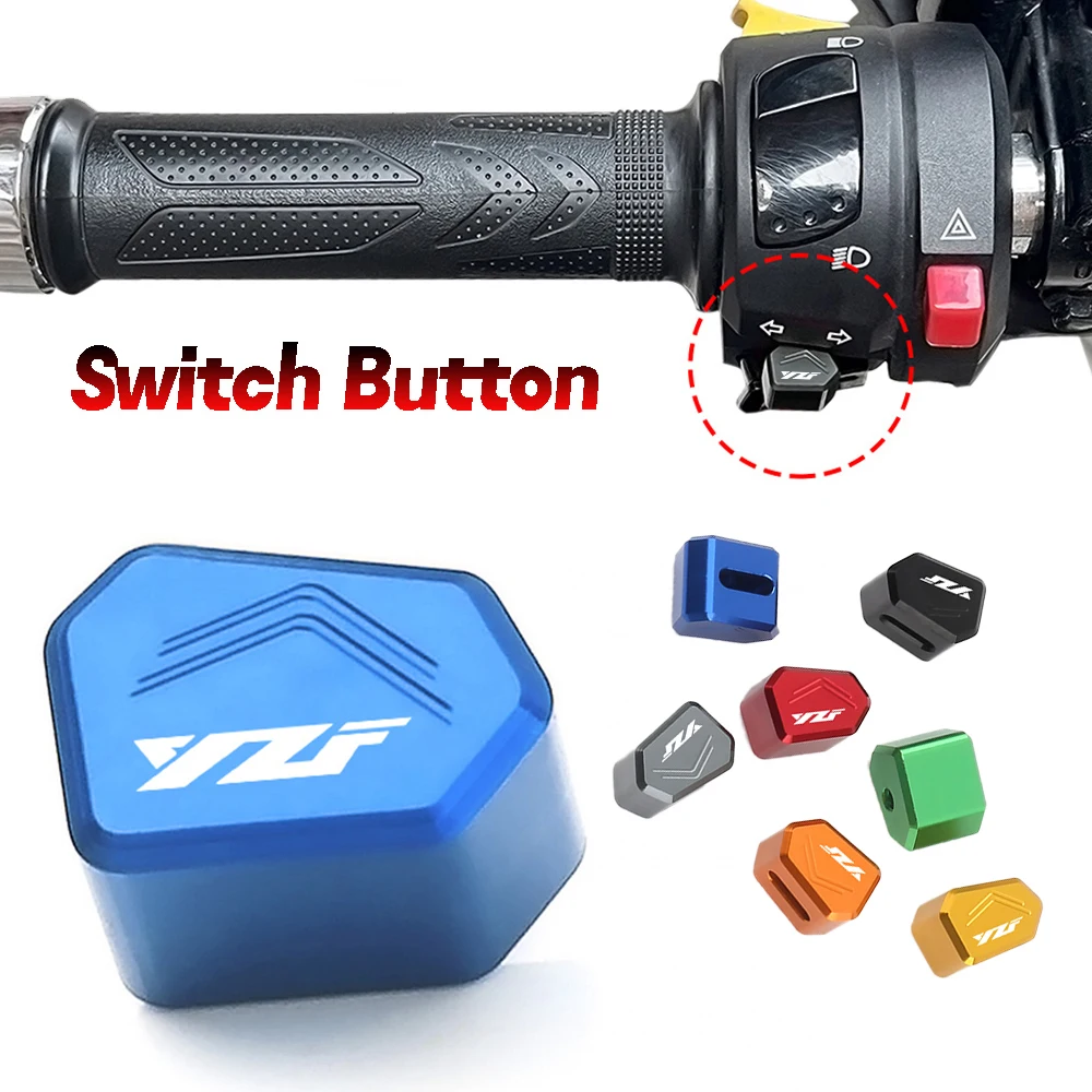 For Yamaha YZF R3 R1 R6 R7 R125 R25 R15 V3 R1M YZFR6 YZFR1 YZFR7 New Switch Button Turn Signal Key Cap Motorcycle Accessories