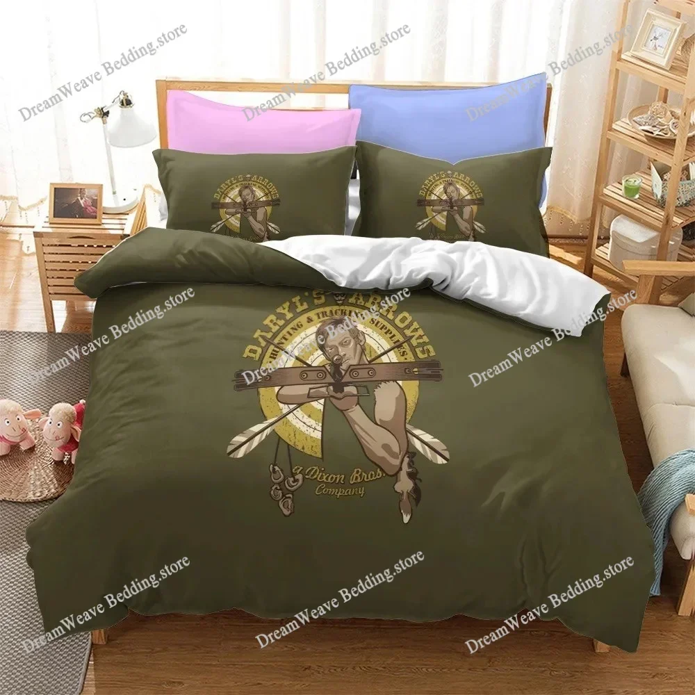 The Walking Dead Duvet Cover Anime Cartoon Bedding Set Adult Boys Girls Bedroom Decoration Kids Gift Single Double King Size963