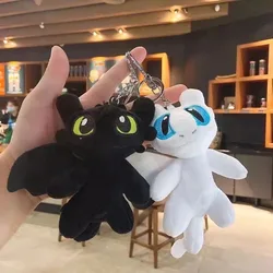 Toothless Creative Pendant Plush Keychain Cartoon Peripheral Dolls School Bag Accessories Friends Children Christmas Gifts