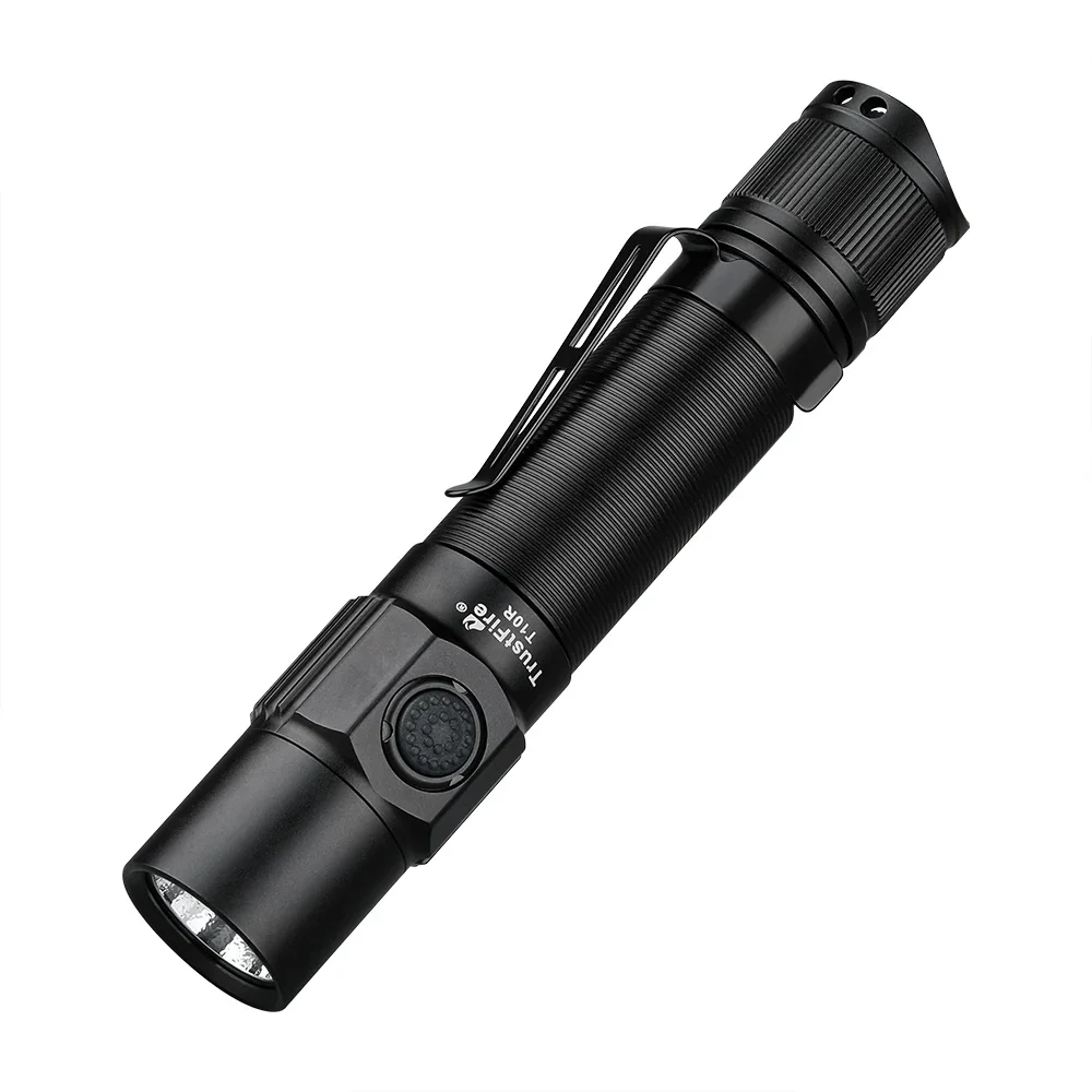 T10R Tactical Led Flashlight 1800 Lumen Powerful Type C USB Rechargeable 18650 Torch Lamps High Power Lamp Dual Switch