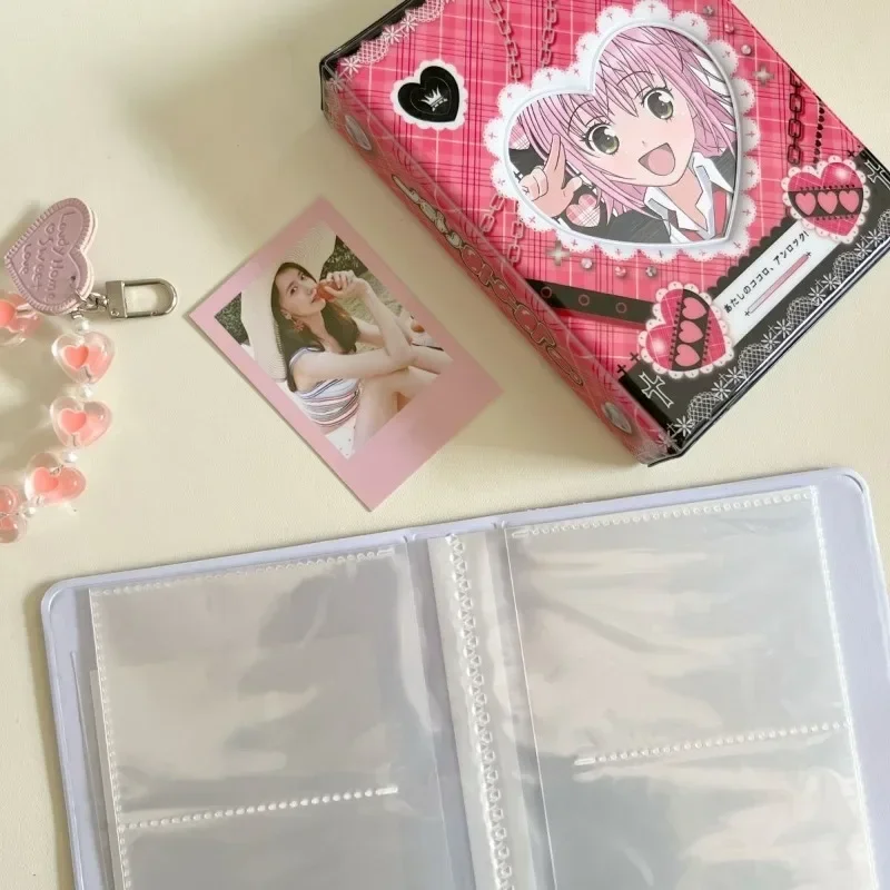 64 Pockets Shugo Chara Anime Cartoon Mini Photo Album Photocard Holder Polaroid Storage Kpop Album Binder Collect Girls Gift