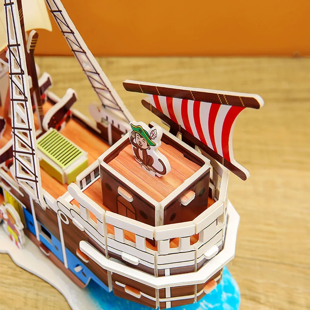 شخصيات ورقة 3D ورقة لغز غرفة الحمام التعليمي DIY المطبخ الحضانة المدرسة