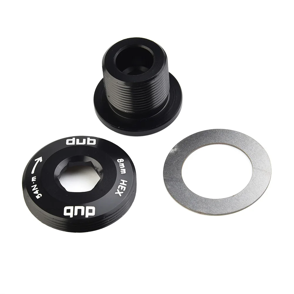 M18-M30 Selbstextrahierende Kurbelschraube für SRAM für DUB Kurbelgarnituren Aluminiumlegierung Schwarz Ersatzteil für Fahrrad – Detail 4