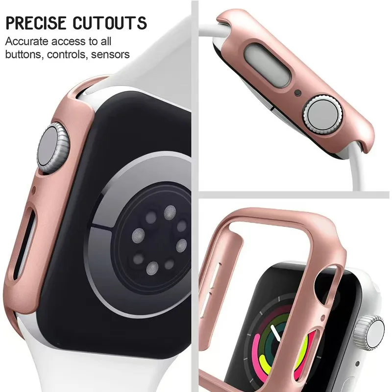 Cover for Apple Watch Case 10 46mm 44mm 40mm 42mm 38mm Accessories PC Protector bumper iWatch Series 8 7 SE 6 5 4 3 9 45mm 41mm image 6