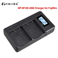 NP-W126 NP-W126S Battery Charger for Fuji Fujifilm X100VI X100V X100F X-T30II X-T30 X-T20 X-T10 X-T3 X-T2 X-S10 X-E4 X-E3 X-E2
