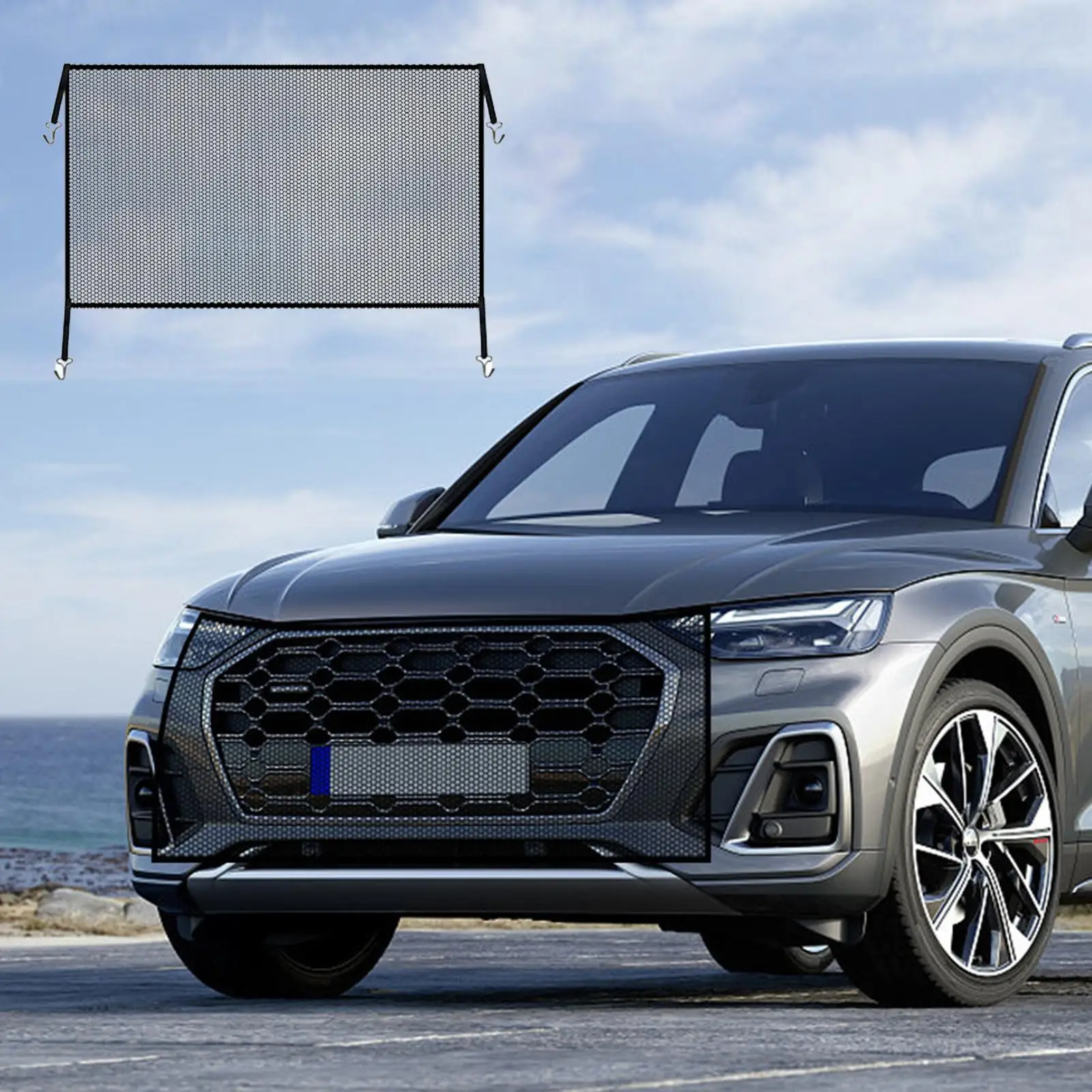 Multifunctional Grille Mesh Spoiler Bumpers Vent Car Pickup Truck Grill Insert Durable Protective Net Universal Car Accessories