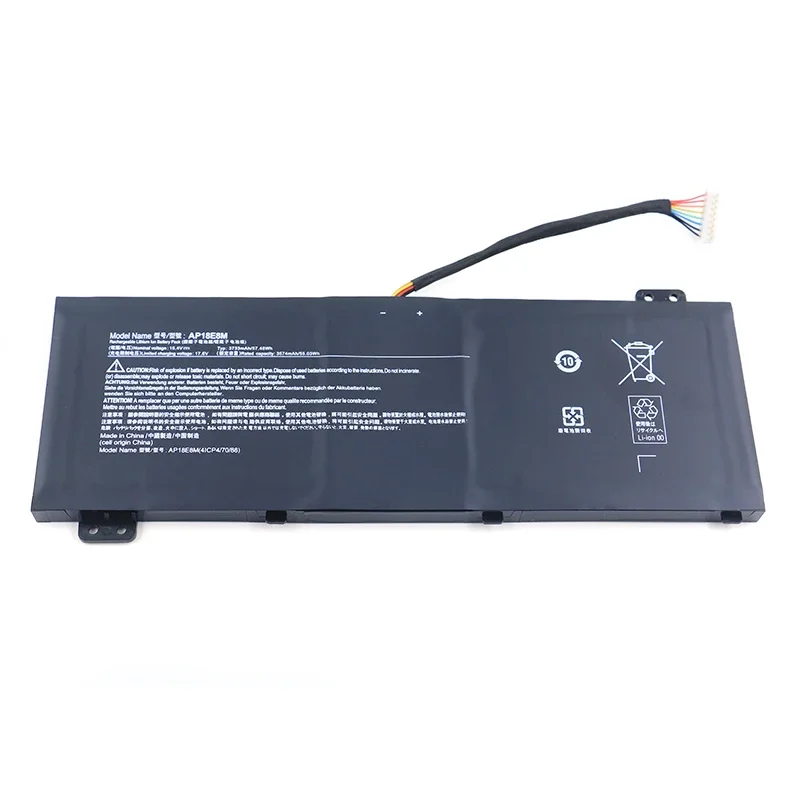 Imagem -04 - Bateria do Portátil para Acer Nitro Ap18e8m Ap18e7m An51554 An515-55 An517-51 Aspire An51543 A71574 Series 4icp4 70 88