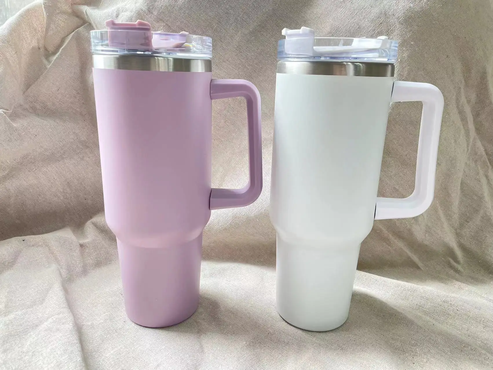 40oz Ice Bully Cup Thermos cup Car cup with handle with straw Large capacity