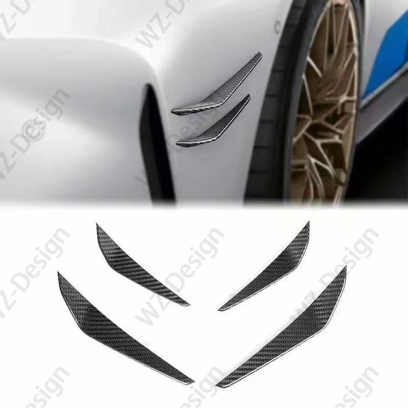 

Perfect Fit CF Carbon Fiber MP Style Front Bumper Canards Fit For 2021-2023 G80 M3 G82 M4 High Quality