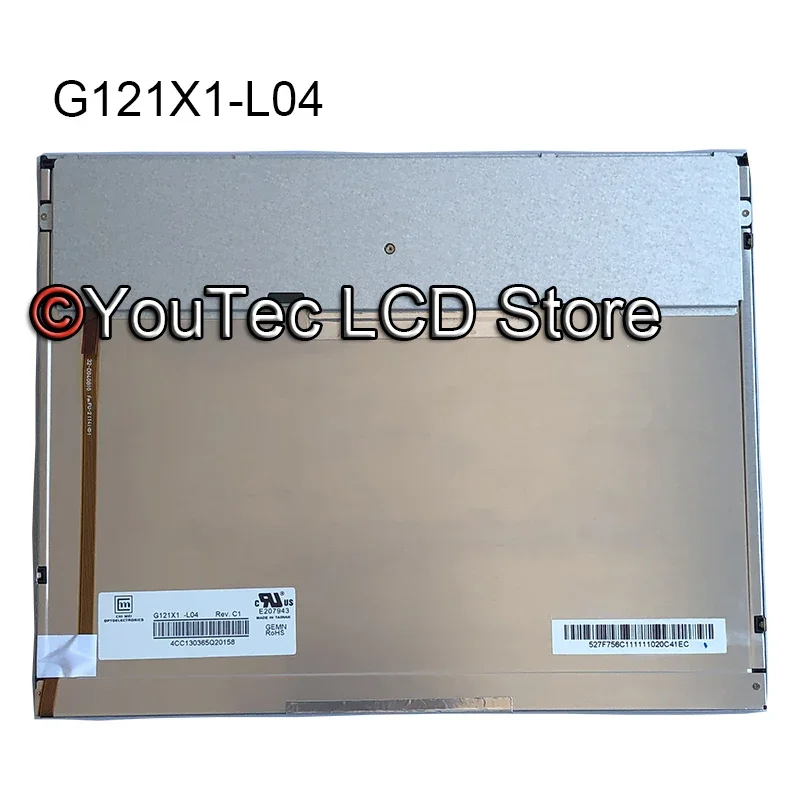 

Original LCD G121X1-L04 G121X1-L03 10.4 Inch Display Screen Panel 1024×768