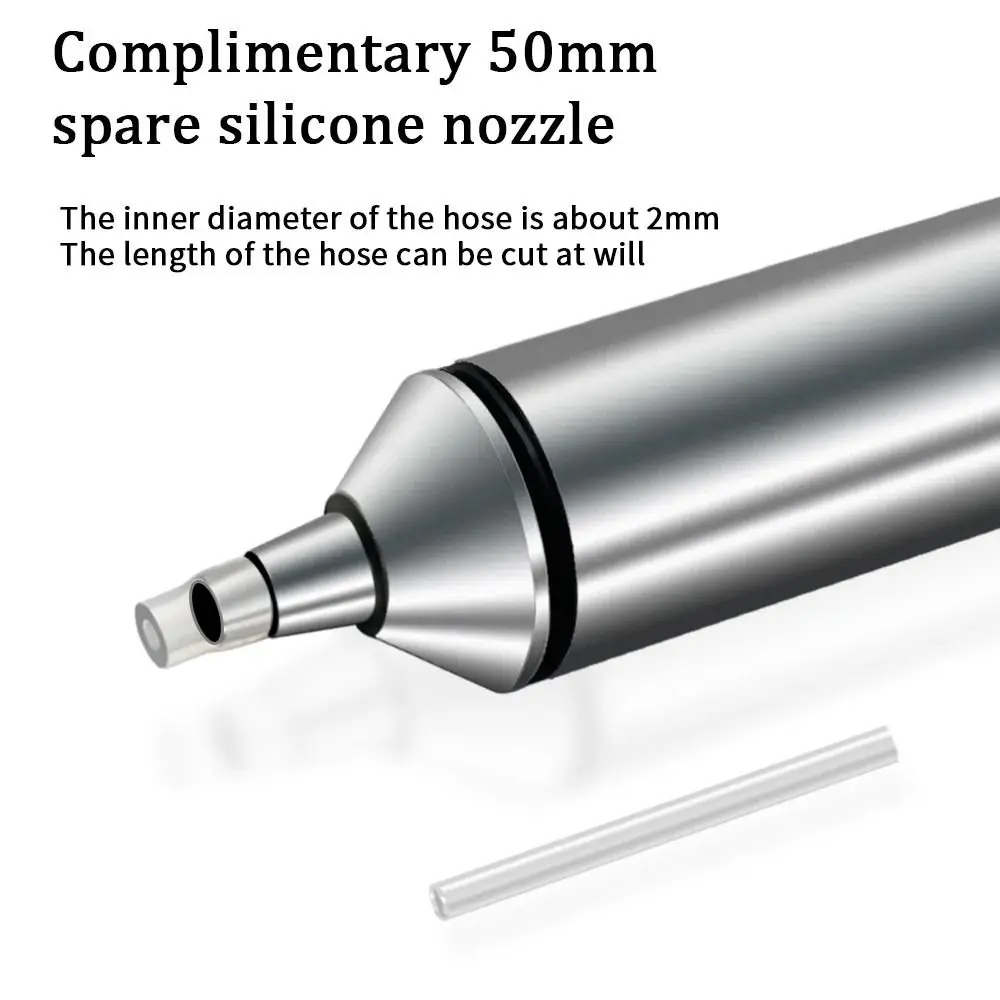 

Мощный оловоотсос из алюминиевого сплава, ручная силиконовая сосающая насадка, присоска для припоя, инструмент для предотвращения засорения, поглотитель олова