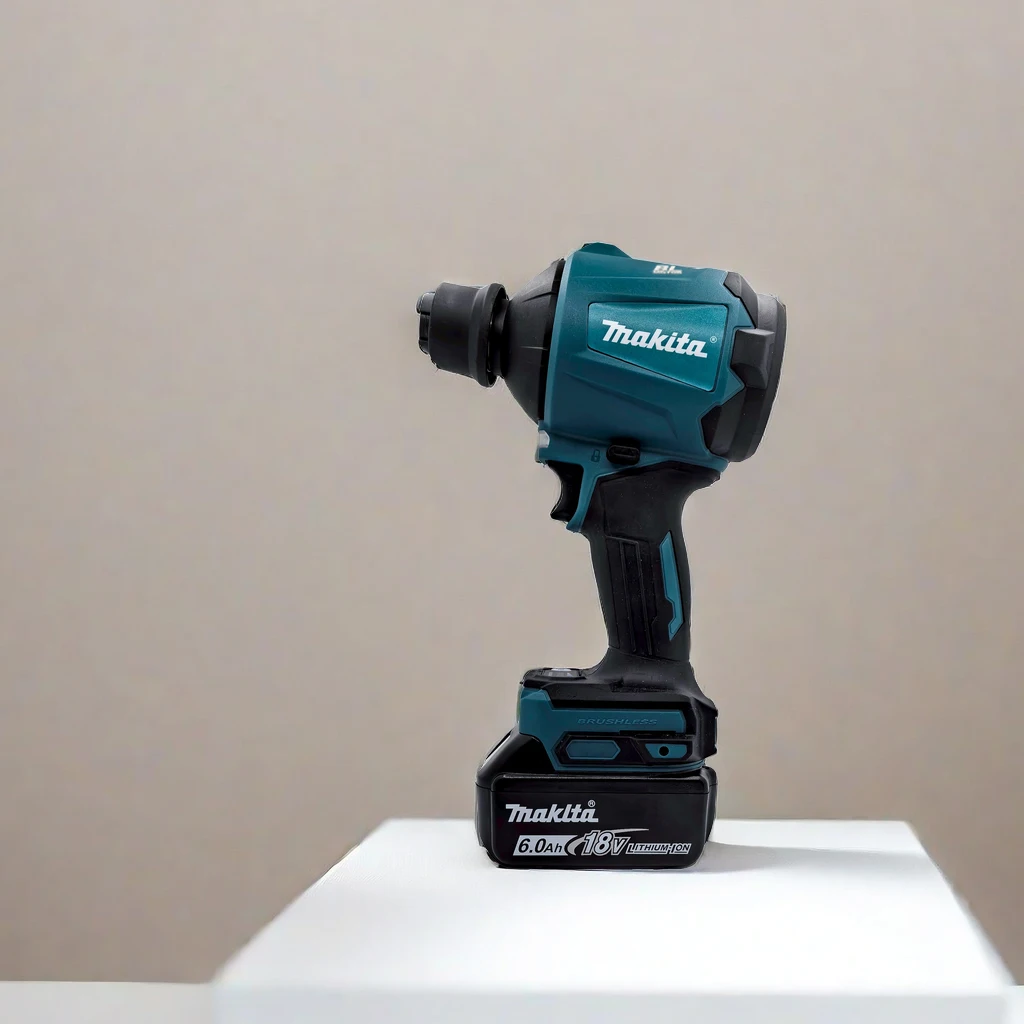 Makita AS001G 18V MAX Brushless Rechargeable Original Dust Blower Narrow Space Cleaning Air Blowing Inflator With Nozzles