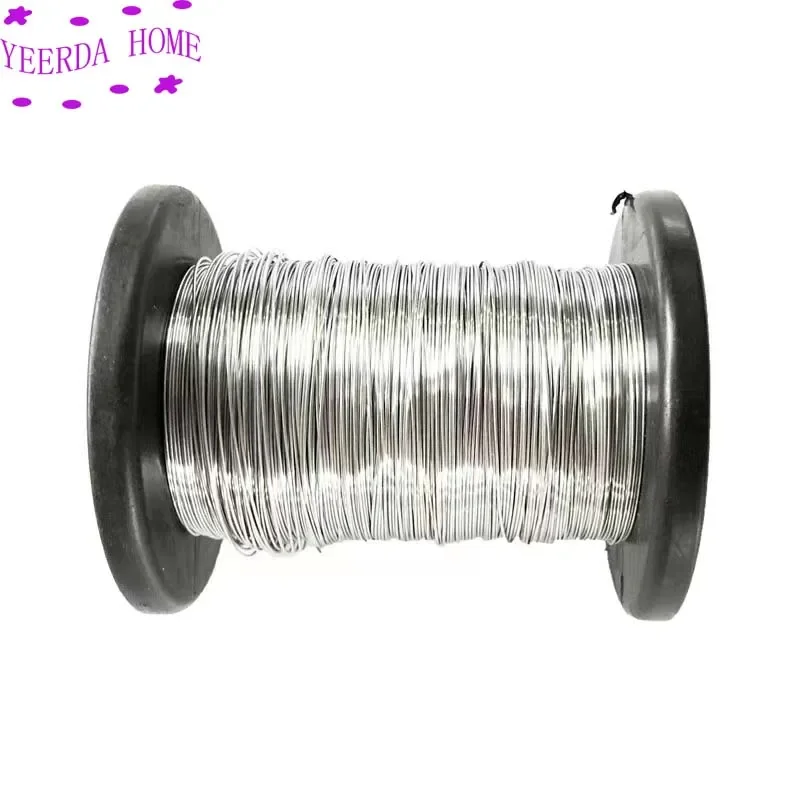 Immagine 6: Filo in Acciaio Inox 304 316 di Media Durezza, Lunghezza 100m, Filo Singolo Morbido Personalizzabile 0.1-0.8mm per Vendita all'Ingrosso