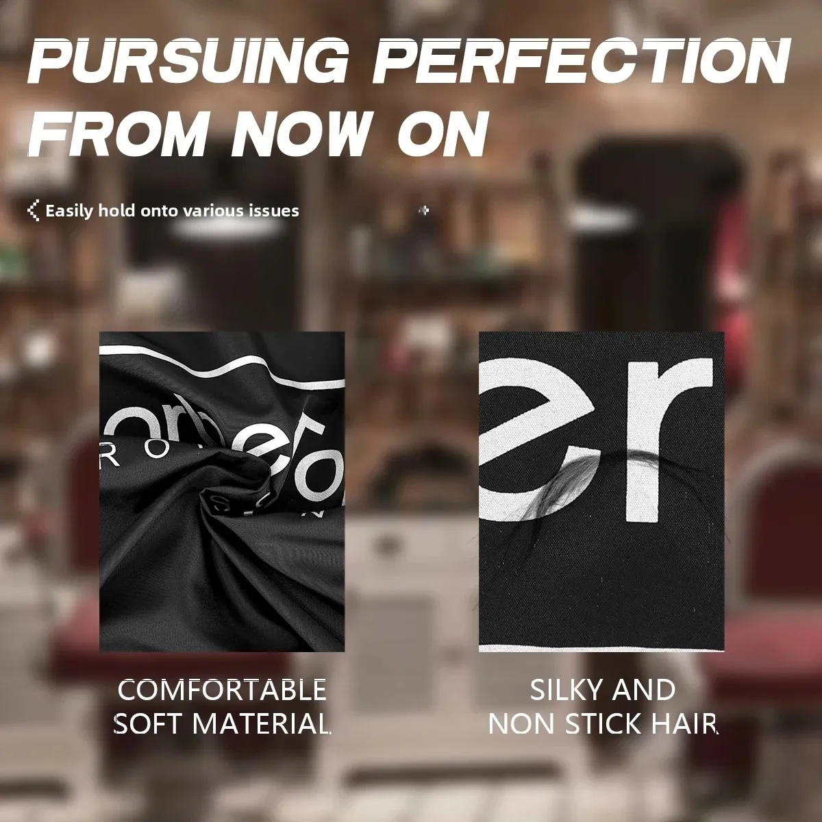 Hairdressing Cape - Anti-Stick Haircut Cloth for Barbershop Salon, Layered Fast Drying Hair Cutting Tool Accessory view 5