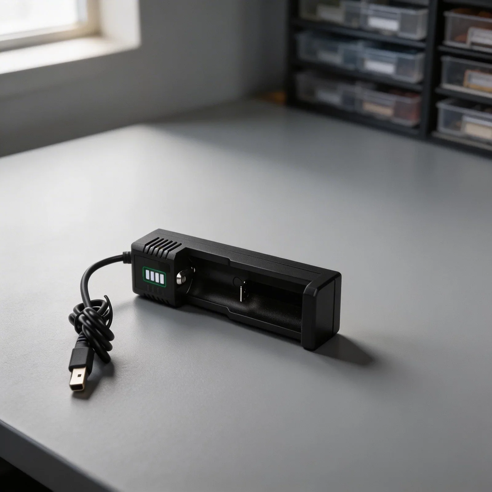 124 Slot USB Battery Charger For 21700 18500 14500 26650 Lithium Batteries With Intelligent Short Circuit Protection