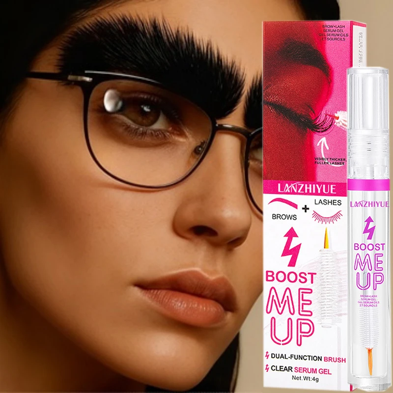 

Fast Eyelash Growth Serum, Natural Eyelash Enhancer Longer Fuller Thicker Curling Lash Brow Treatment Makeup Eye Care Products