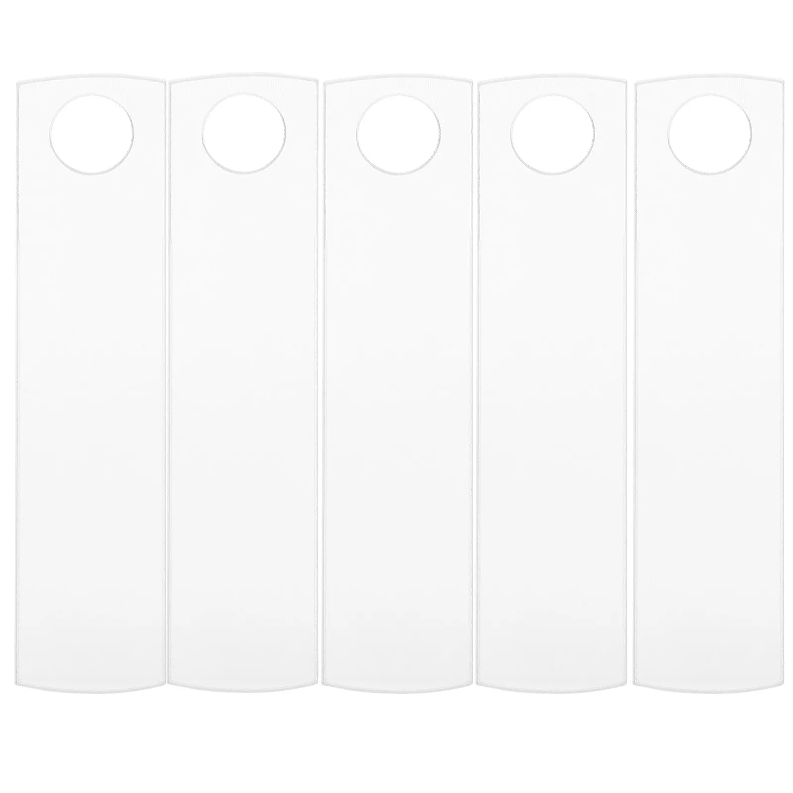 5Pcs Blank Name Plates Sublimation Acrylic Name Tags for Tumblers DIY Customizable Convenient Tumbler Cup Tags