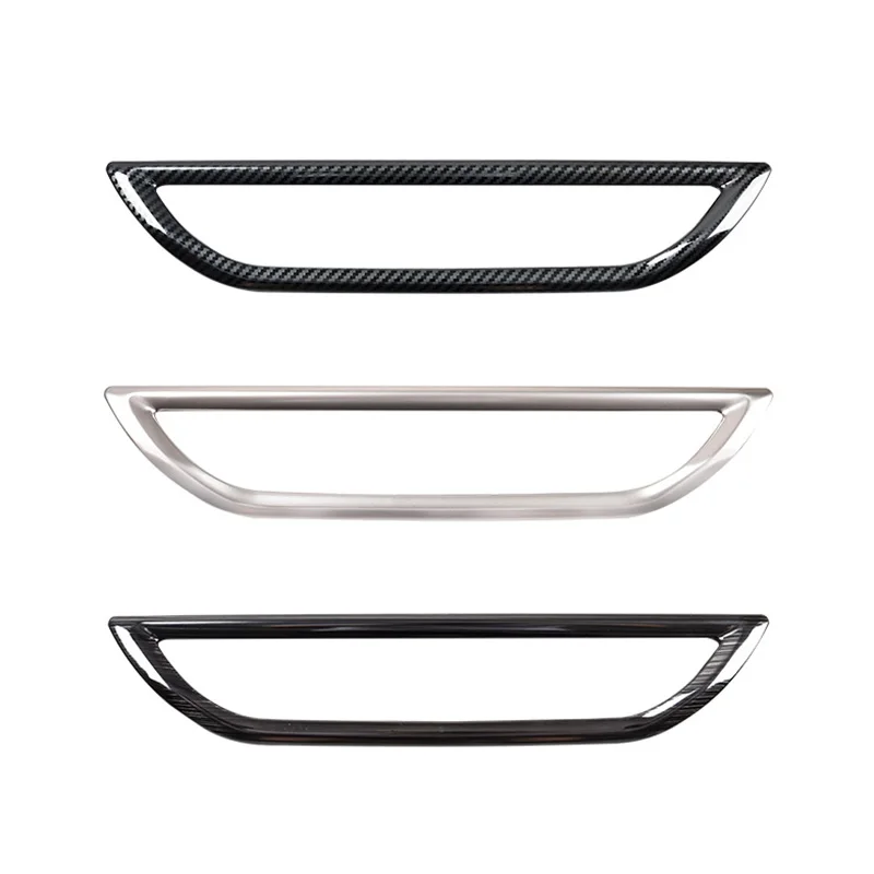 لوحة سيارة التحكم المركزي منفذ الهواء الإطار ملصق الكسوة ل Volkswagen VW ID.4 ID4 GTX Cross 2021 2022 الملحقات الداخلية #4