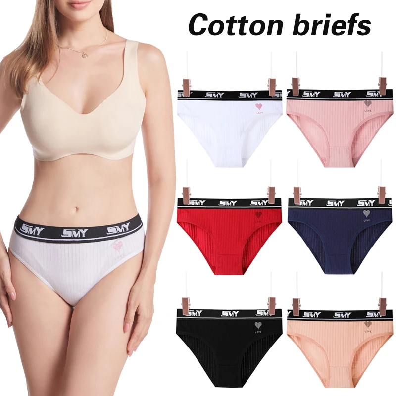 Women's Briefs Breathable Cute Cotton Panties Underwear Comfortable Panties Sexy Summer Swimming Underpants For Women Girls