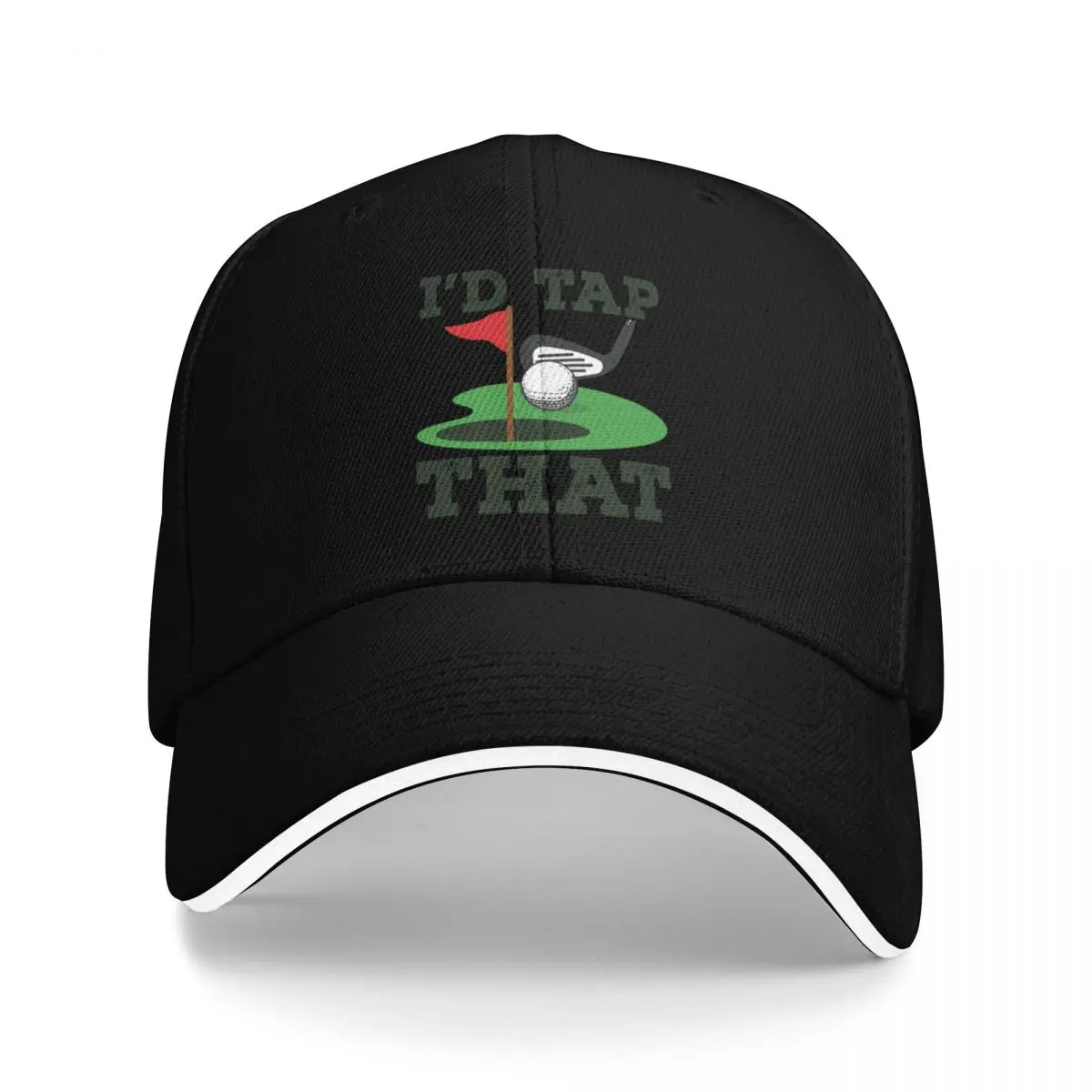 

I'd Tap That Funny Golfing Putting Golf Baseball Cap Golf Wear beach hat Ball Cap golf hat genuine Women Hats Men's