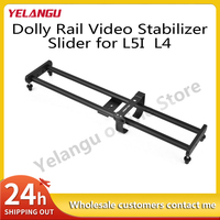 YELANGU Dolly Rail Video Stabilizer Double-Track Rail Design DSLR Camera Video Slider for L5I L4