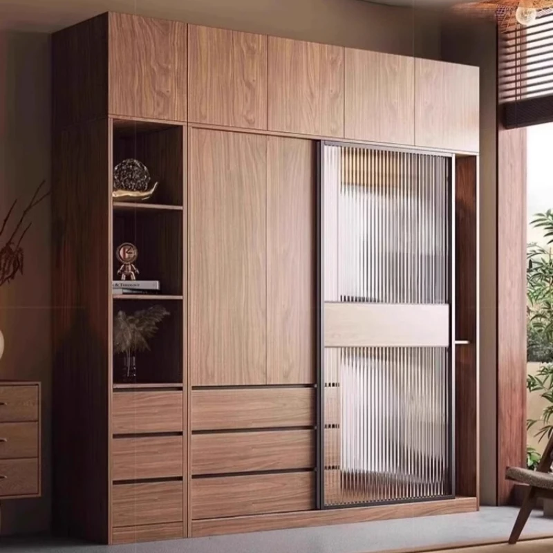 

Luxury Modern Wardrobe Closet Customized Modular Space Saving Storage Wardrobes Adult Wooden Hotel Armario Resina Furniture Home