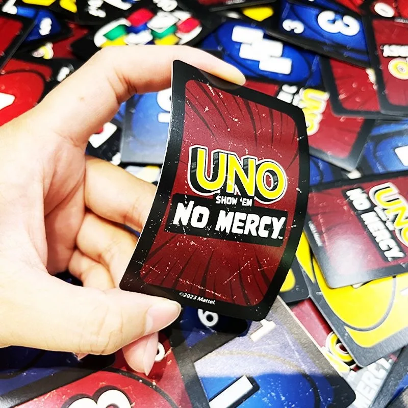 UNO No Mercy New Solitaire Multiplayer Entertainment Board Game Christmas Party Super Fun Children\'s Toys Poker Cards