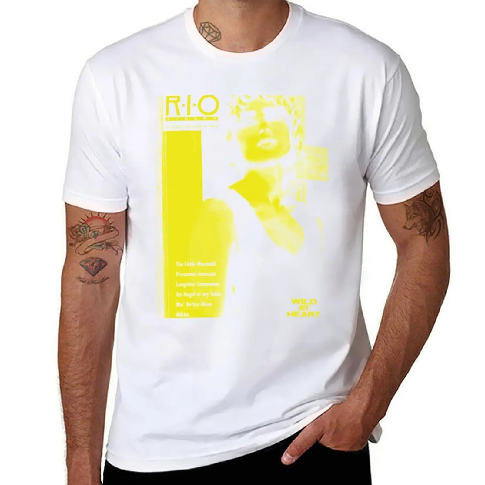

Rio Cinema Wild At Heart T-Shirt t shirt men 100% cotton luxury brand t shirts for man cotton T-Shirt
