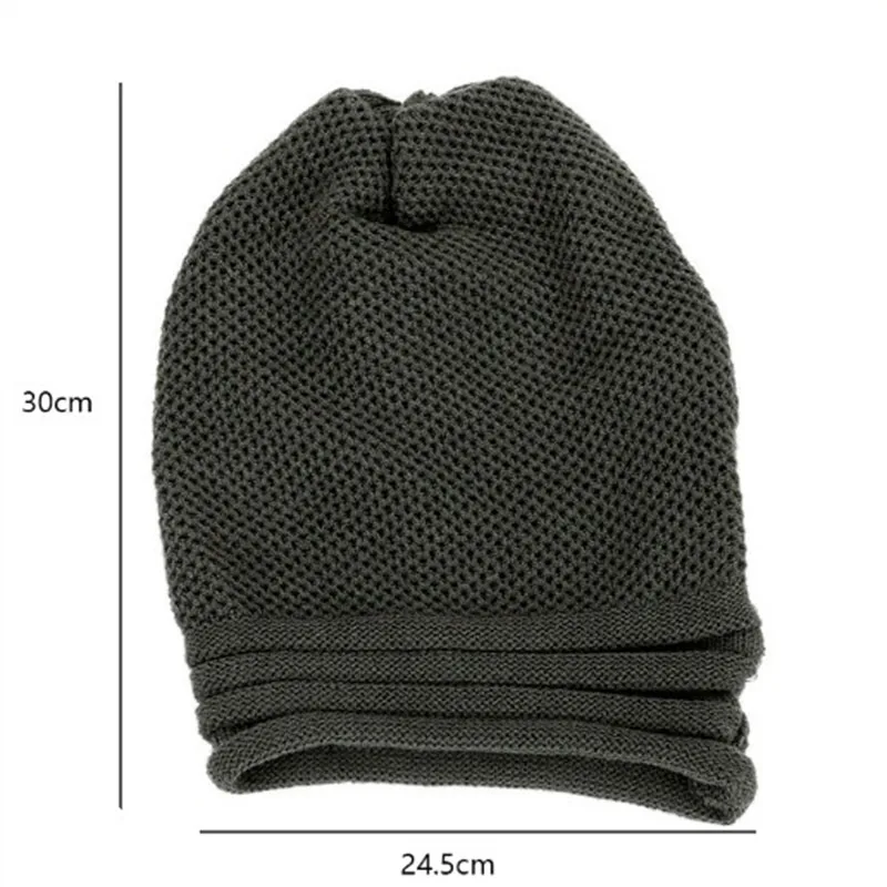 Spring Winter Baggy Slouchy Beanie Hat Wool Knitted Warm Cap for Men Women Beanie Oversized Winter Hats for Skiing Cappello Uomo