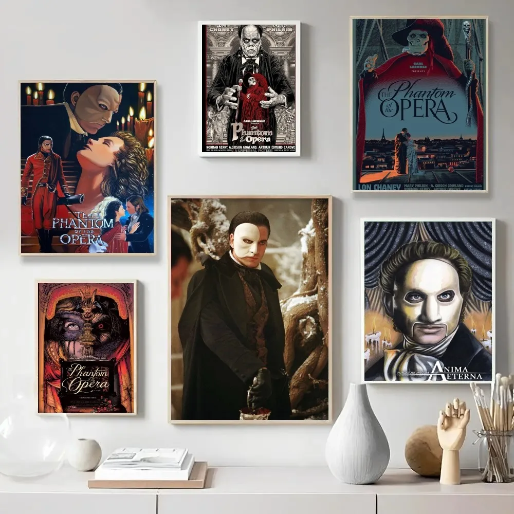 Il fantasma dell\'opera Poster immagini a parete per soggiorno autunno Decor camera da letto decorazione della casa pittura murale autoadesiva