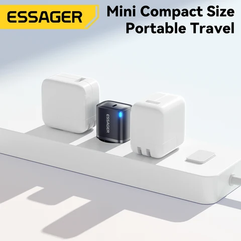 Зарядное устройство Essager Mini 30W Type C PD QC3.0 для iPhone и Android — изображение товара
