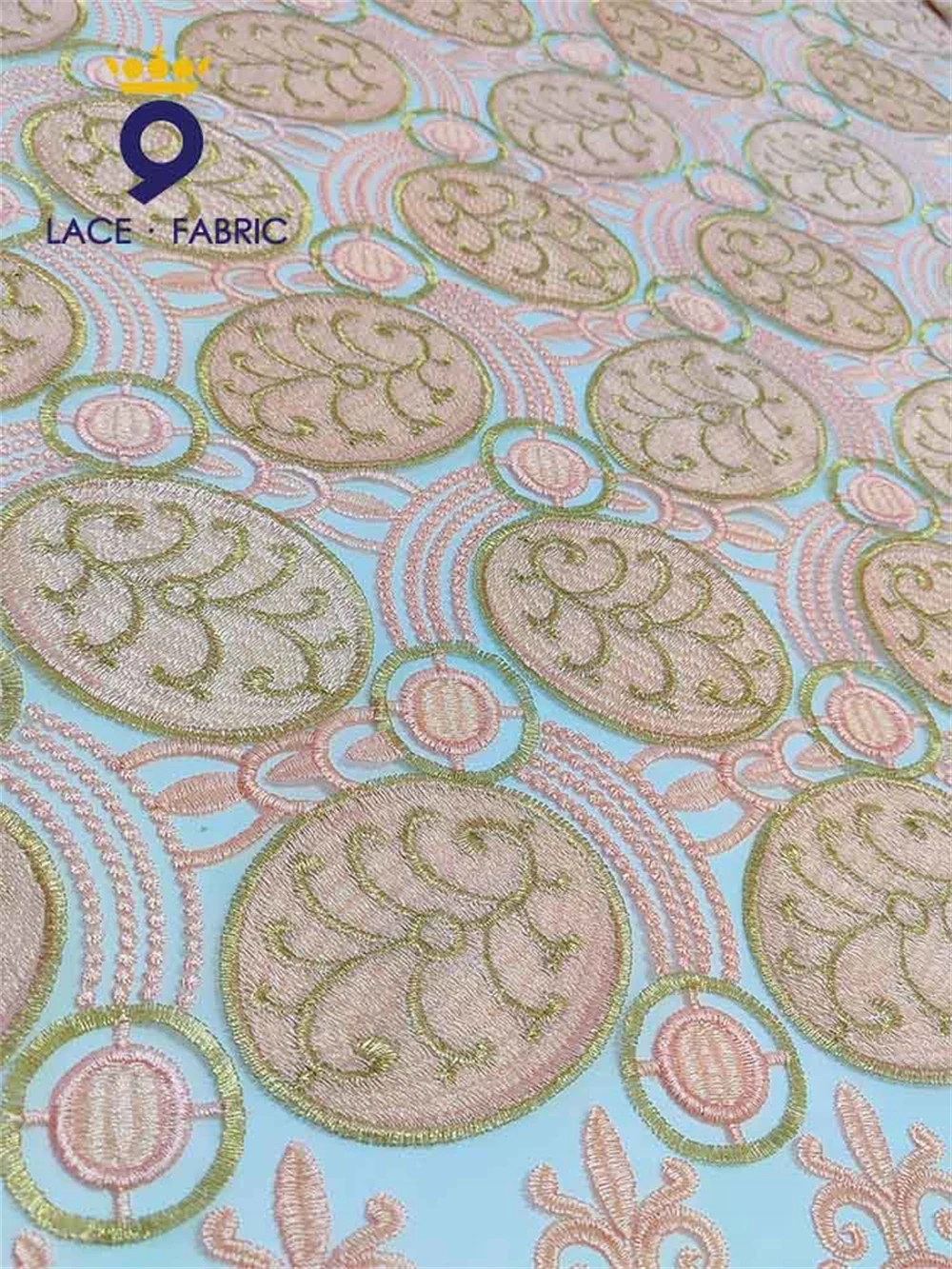 2022 African Lace Fabric Swiss Voile Cotton Embroidery Mesh Net Laces Top Grade Water Soluble Wedding Bride Dry Lace Fabrics