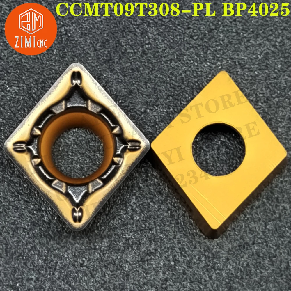CCMT09T308-PL BP4025 CCMT09T308-PL كربيد خارجي أدوات CNC ميكانيكي قطع الطحن المعدنية القطع الداخلي إدراجات كربيد