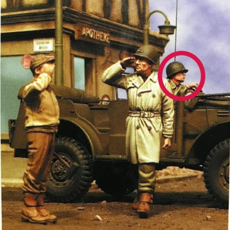 

Фигурка солдата из смолы 1/35, модель, набор исторических военных солдат армии США, офицеров и солдат 3, несобранные и неокрашенные игрушки «сделай сам» 1441