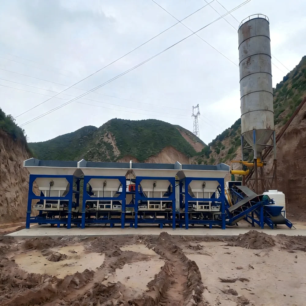 600 Tons Per Hour Concrete Batching Plant Mixing Station for Cement and Stabilized Soil Mobile Concrete Plant Customized