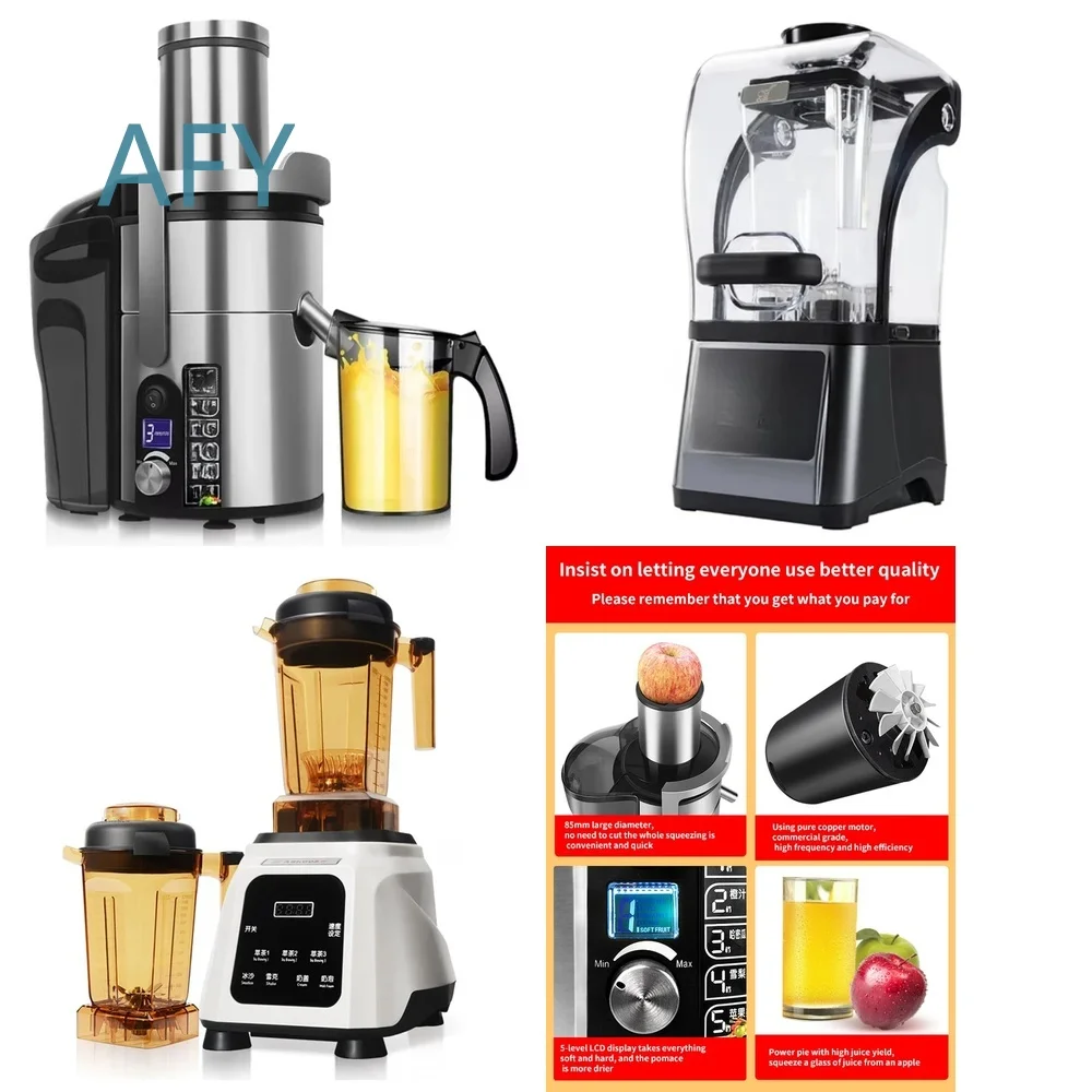 Spot Big Mouth Cold Press Juicer for Commercial Home Use Electric Slow Juicer Vegetable Fruit Juice Extractor Multifunctional