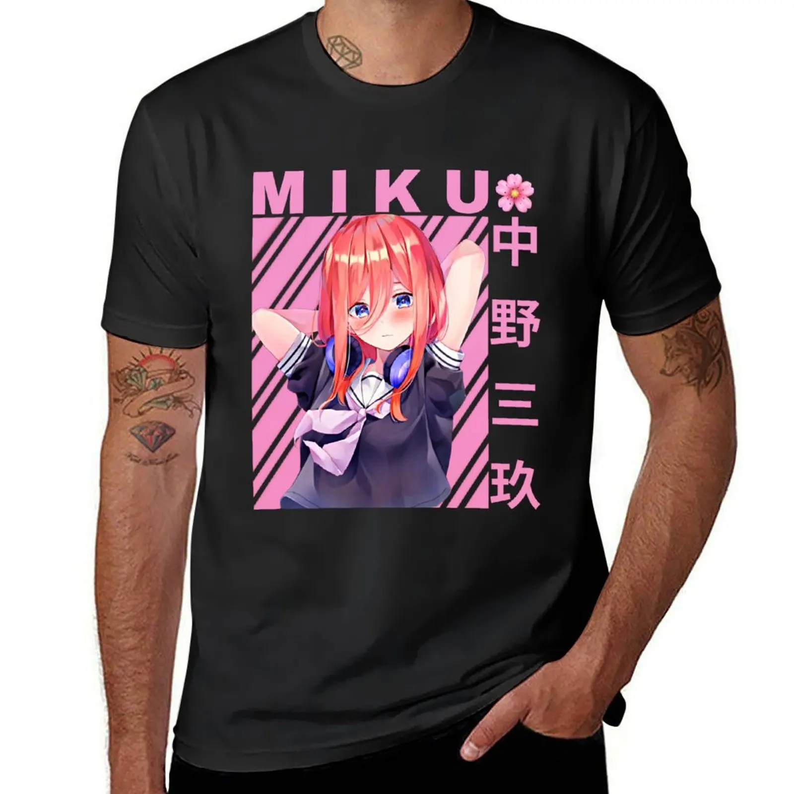 

Miku Nakano T-Shirt plus size tops quick drying hippie clothes mens big and tall t shirts