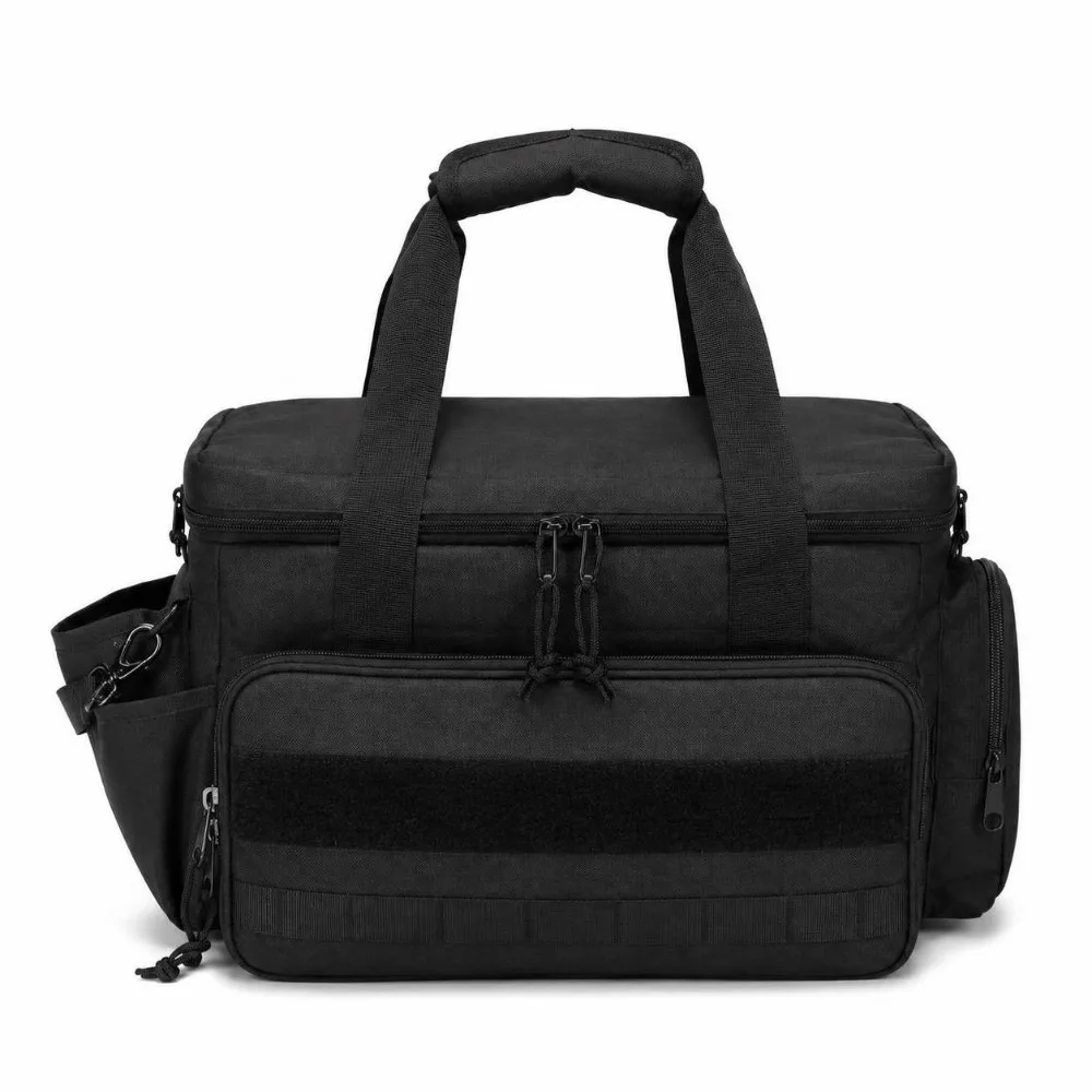 Multiple Pockets Tool Bag Polyester Reinforced Padded Handle Work Tote Anti-Friction Bottom Utility Pouch Travel Essentials