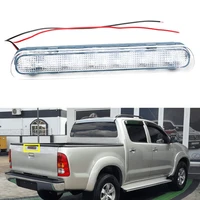 Luz LED de montaje alto para coche de 12V, tercera luz de freno, luz trasera, lente roja para camioneta Toyota Hilux VIGO 2005-2014 81570-0K080