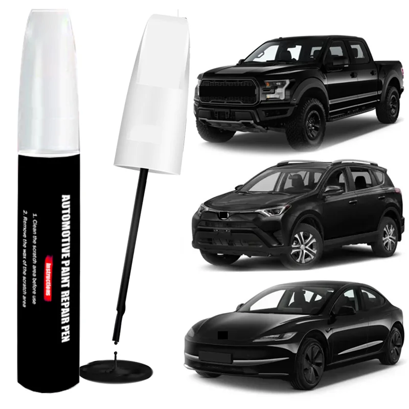 Custom Car Paint Touch Up Pen for Black Metallic Paint Scratch Remover Car Paint Care Accessories