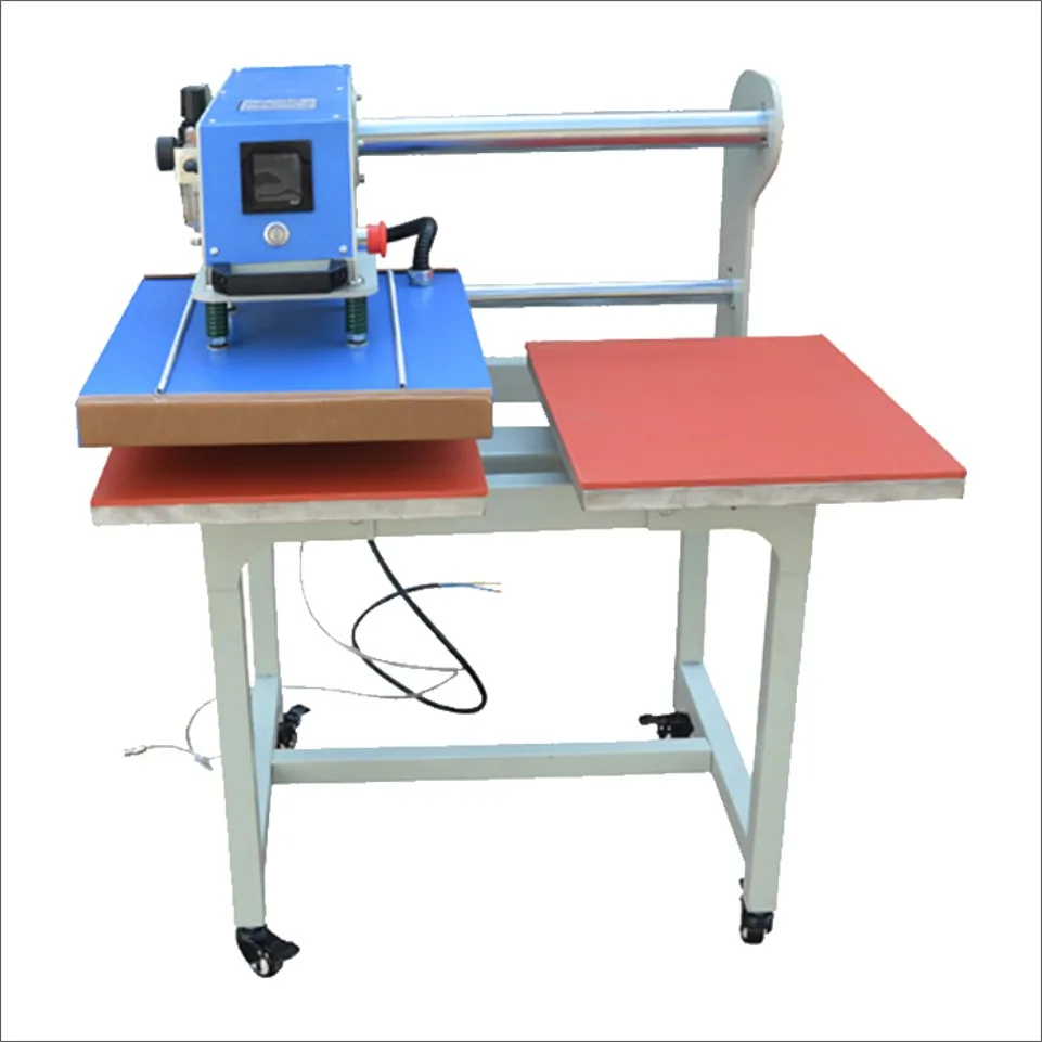 pneumatic heat press transfer printing machine 40x60 60x80cm industrial garment press machine  t shirt