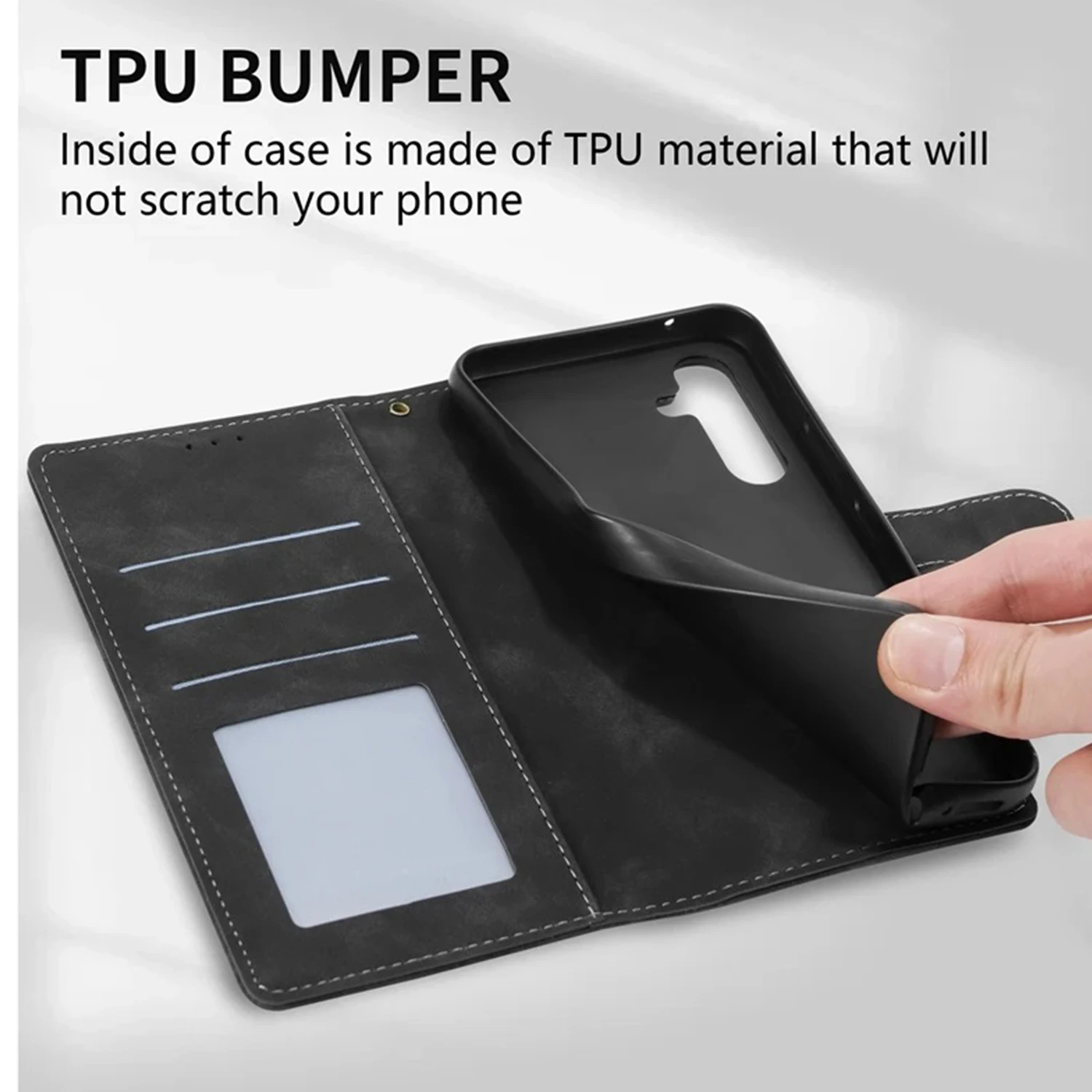 Leather Case Wallet Card Slot Magnetic Flip For Samsung Galaxy S25 Edge S24 Ultra S23 Plus S22 S21 FE S20 FE Note 20 10 Lite 9