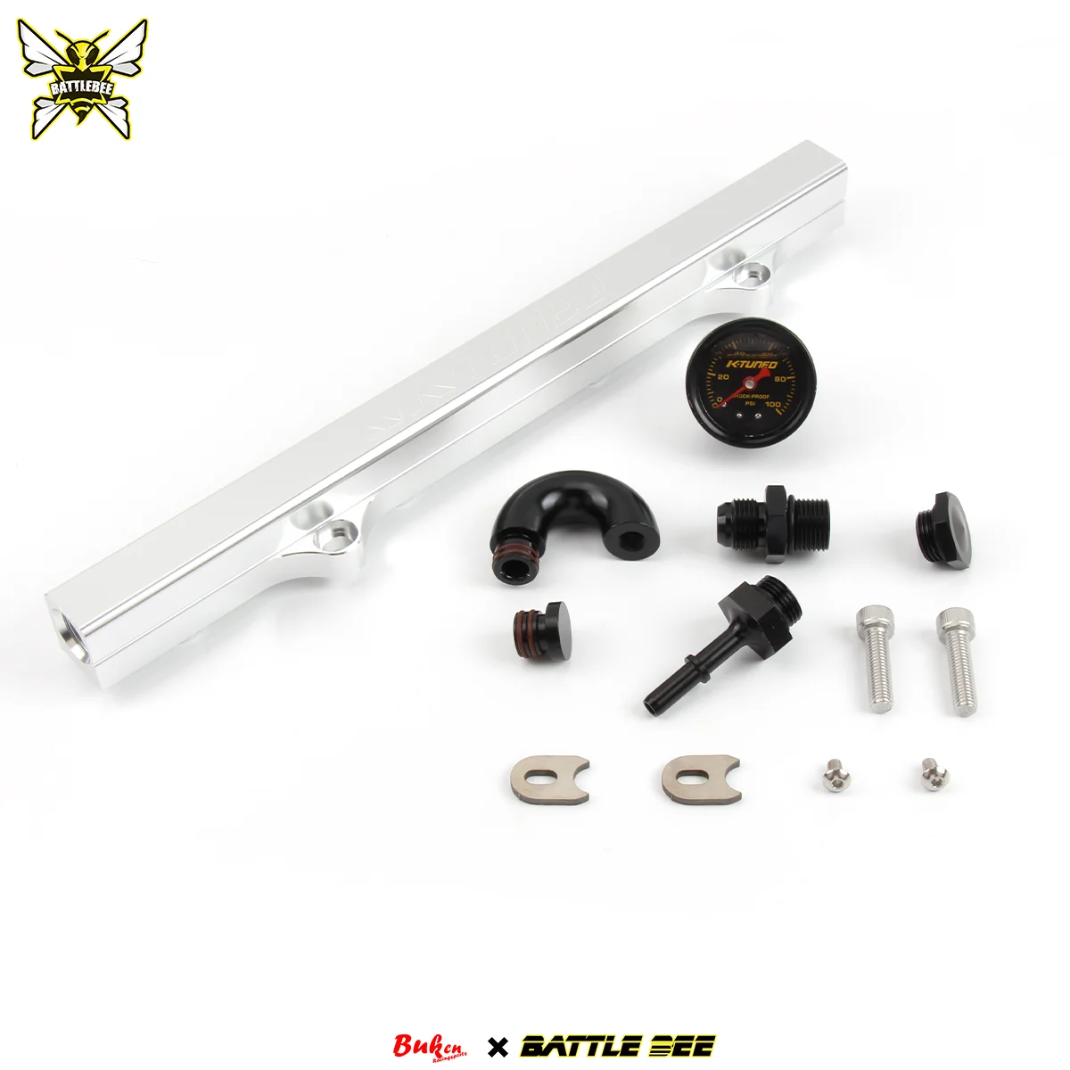 Geeignet für Honda Civic K20 K24 FD2 CL7 DC5 Kraftstoffverteiler K-Serie Kraftstoffverteiler mit Öldruckanzeige – Detail 24
