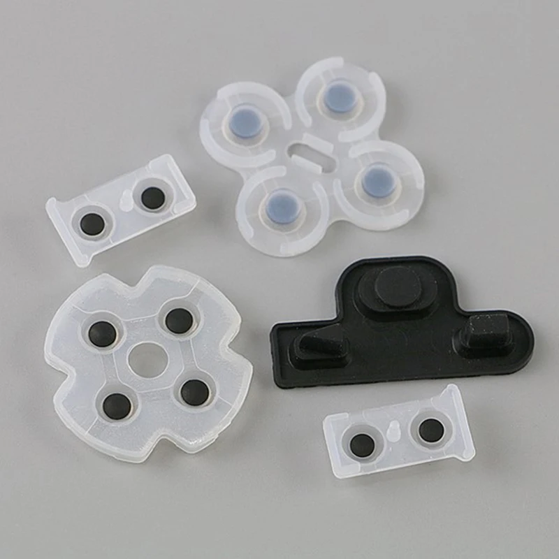 5Pcs Conductive Rubber Pad Button Contacts Gasket Kit For PS3 Controller